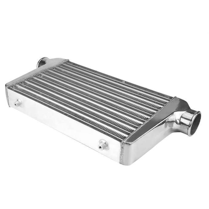 Universeel Auto Motor Turbo Koelnetwerk Aluminium Front Mount Intercooler gray