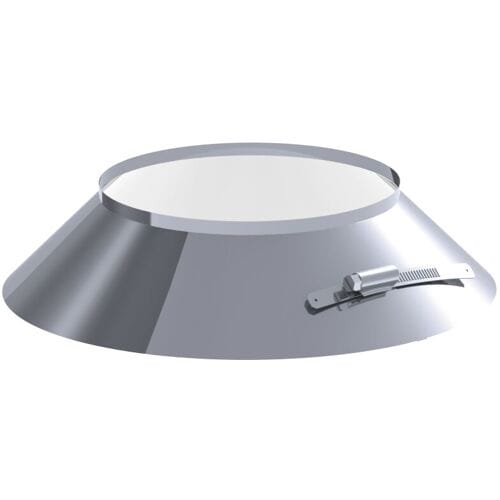 GGM Gastro Wetterkragen / Wandrosette - Ø 400 mm Zilver