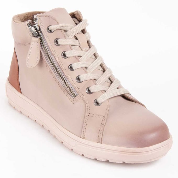 Botín Casual De Piel Para Mujer.  Purapiel  Botilina  99464 36 wit