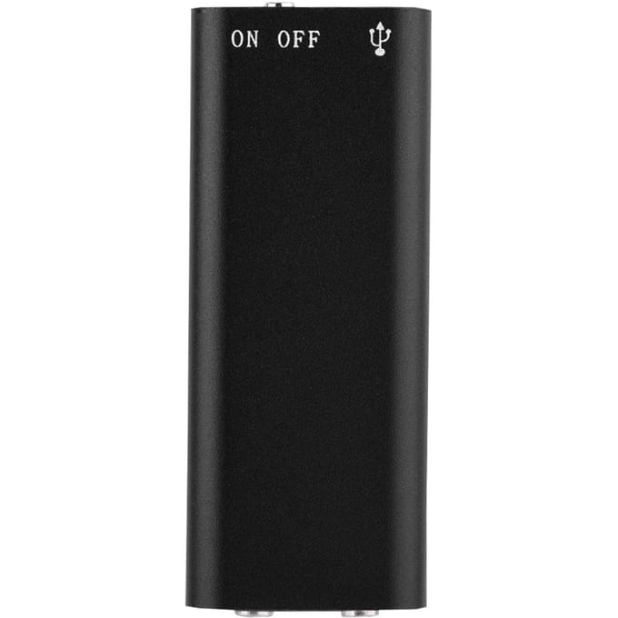 Enregistreur vocal 8 Go 192 Kbit/s Suppression du bruit 15 heures d'enregistrement Mini enregistreur audio