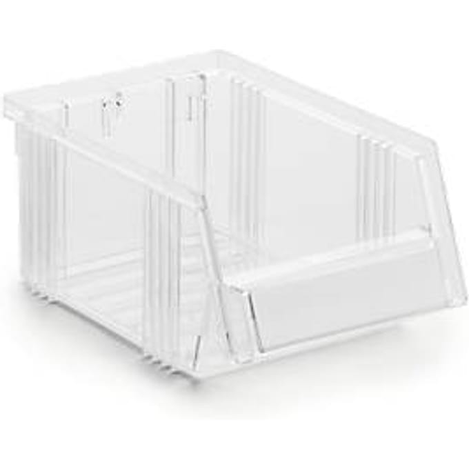 Magazijnlade Serie 1015 Treston - polystyreen - L 165 x B 105 x H 75 mm - 0,6 l - transparant