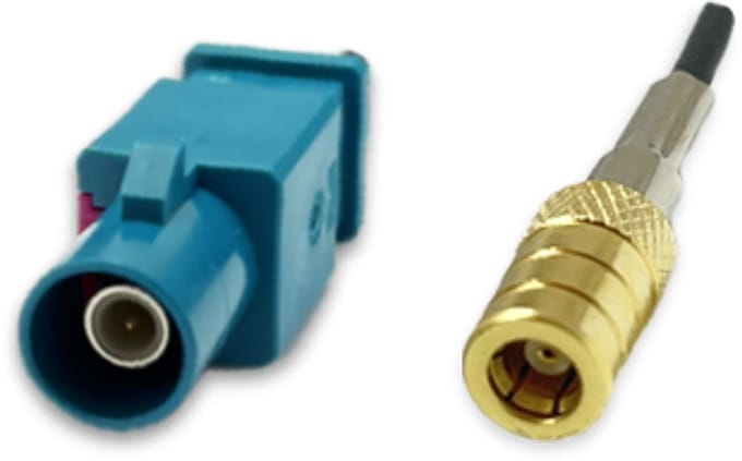 Fakra(M) OEM Antenne naar Aftermarket autoradio SMB (F)
