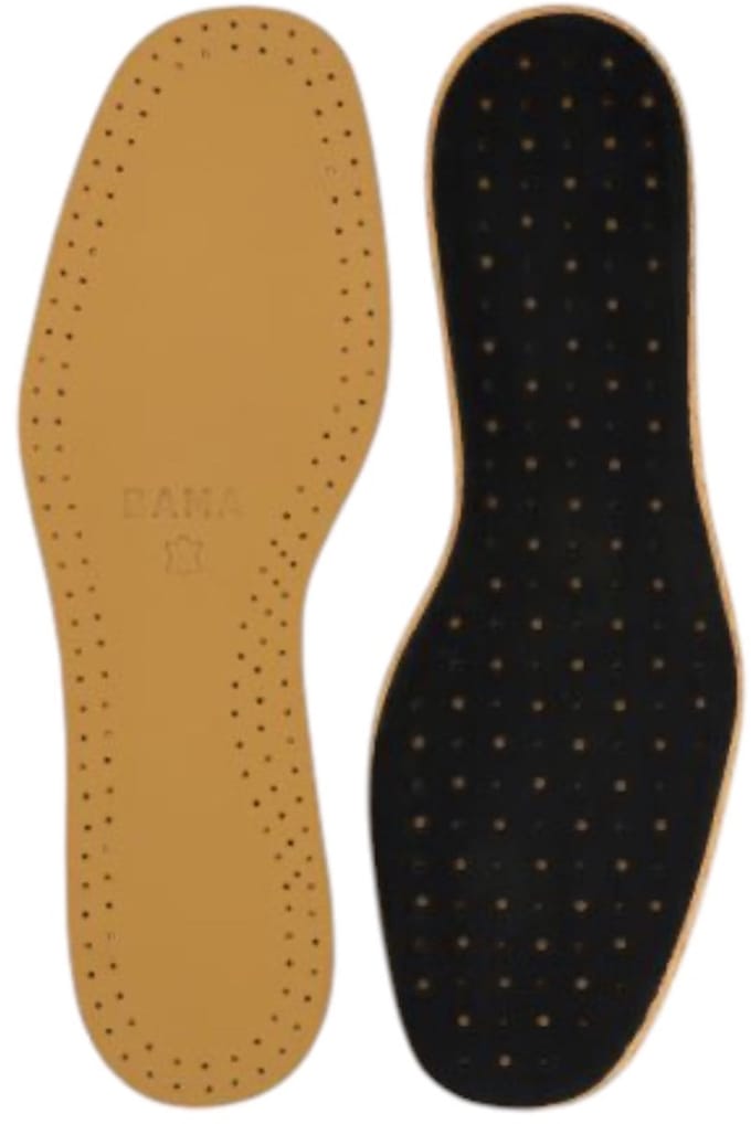Bama Premium Leather - Leren inlegzool met Koolstof en Latex - 48/49
