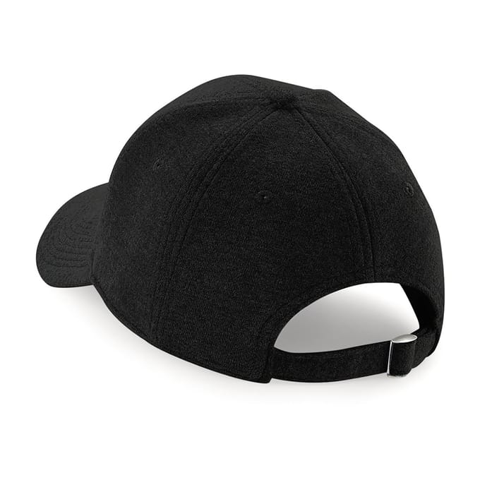 Beechfield Unisex Jersey Athleisure Baseball Cap (Zwart)