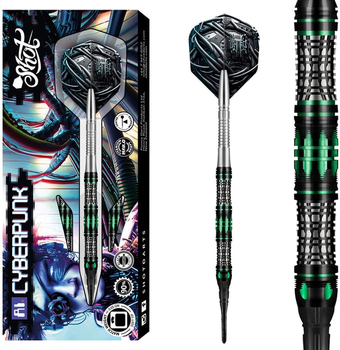 Shot AI Cyberpunk 90% - Soft Tip Darts