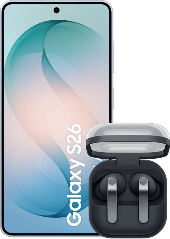 Samsung Galaxy S26 512GB Lichtblauw 5G + Samsung Galaxy Buds4 Pro Zwart
