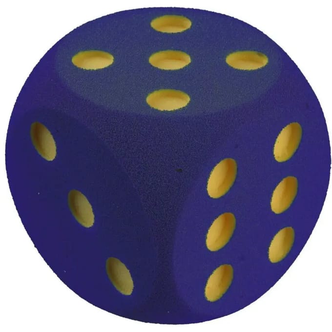 Schuimstof dobbelstenen Volley Foam Dice