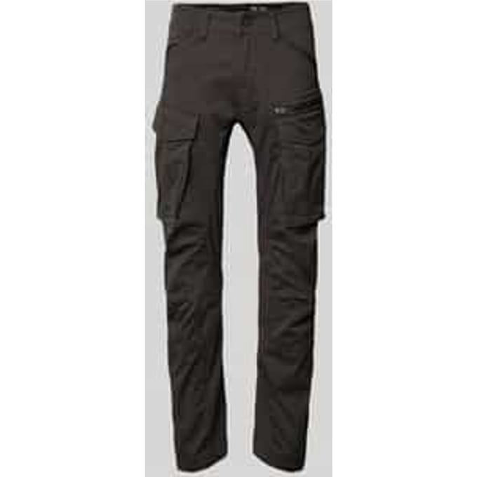 Regular tapered fit cargobroek met ritszak