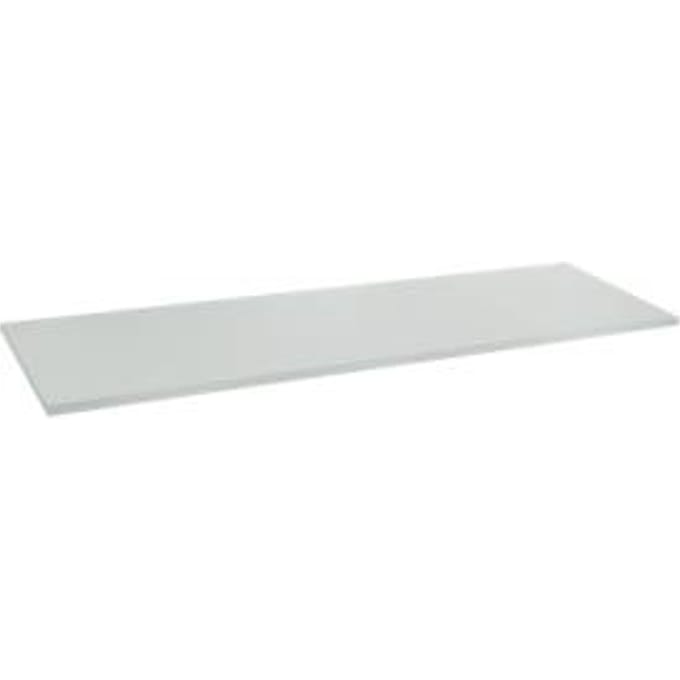 Schäfer Shop Select dekblad MS, B 1200 x D 400 x H 19 mm, spaanplaat, lichtgrijs