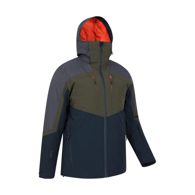 Mountain Warehouse Heren Anton Waterdichte Ski jas (Kaki Groen)