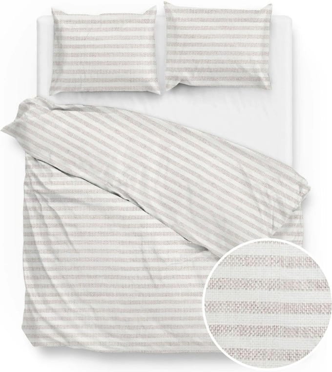 Zo! Home Maeve Dekbedovertrek - Lits-jumeaux - 260x200/220 cm - Offwhite