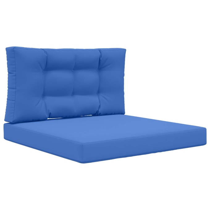 vidaXL - Buitenbankkussen - Polyester - Koninklijk - Blauw - 80 - x - 80 - cm