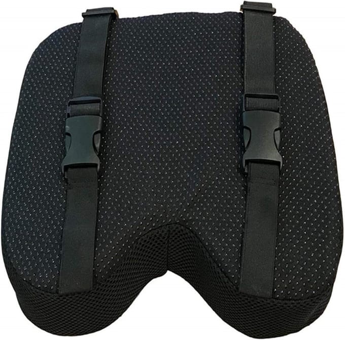 Roeimachine Kussen - Zitkussen - Comfortabel Roeien - Antislip Ontwerp - 7.6 cm dik - Zwart