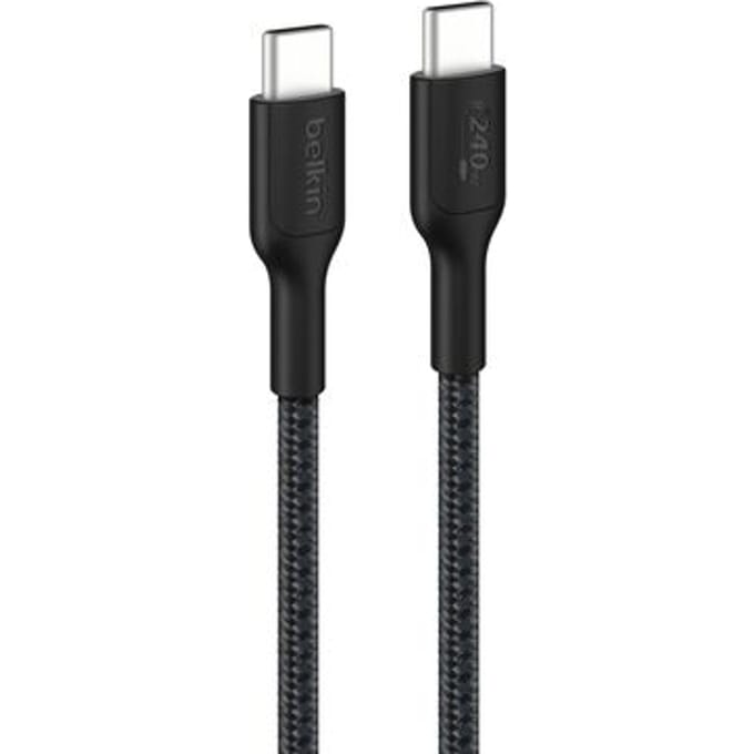 Belkin BOOST↑CHARGE Pro - USB-C naar USB-C Kabel - 2 Meter - 240W - Zwart