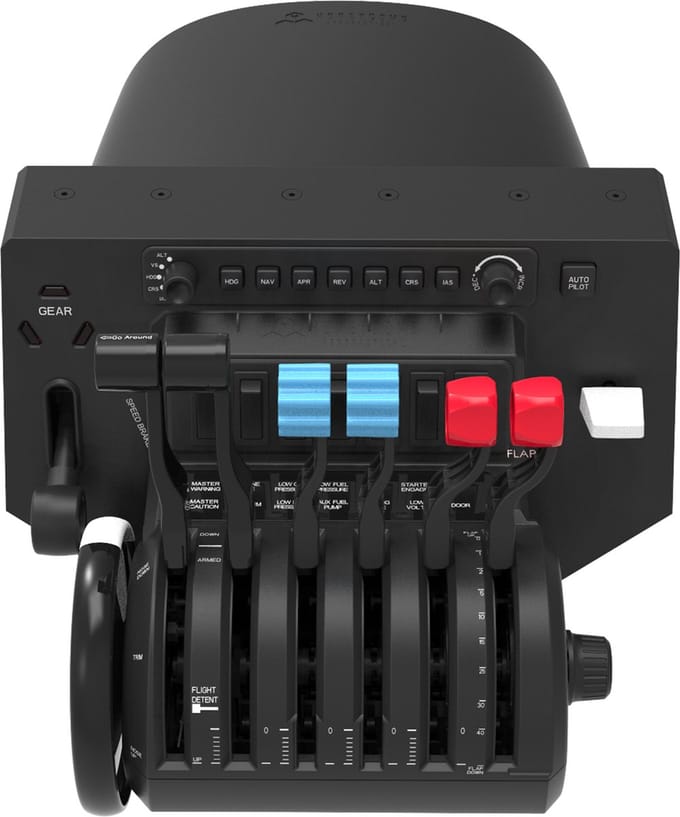 Honeycomb Bravo Throttle Quadrant - Vluchtsimulator Hendelset met Autopilot & Annunciator Panel - PC