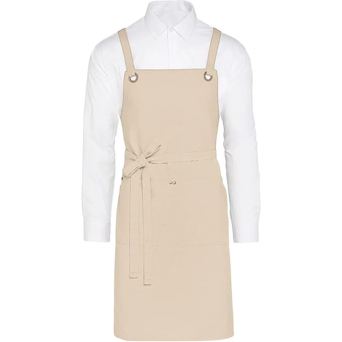 Vrouwen schort met bretels SG Accessories Bistro Provence