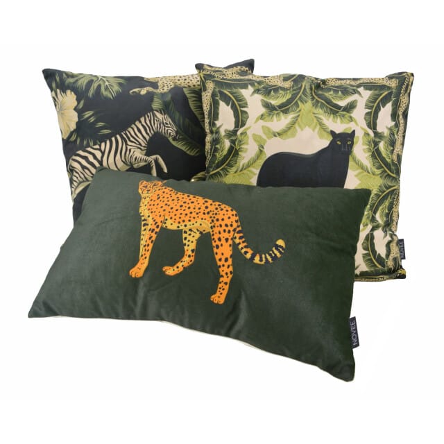 NOVÉE Wild jungle #2 | 45 x 45 cm | kussenhoes | velvet/polyester