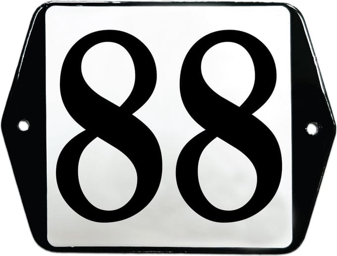 Emaille huisummer model oor - 88