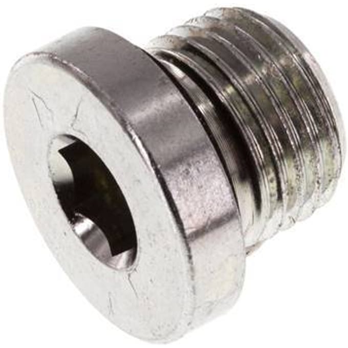 Plug M16 X 1.5 Staal NBR met Binnenzeskant 400bar [2 Stuks]
