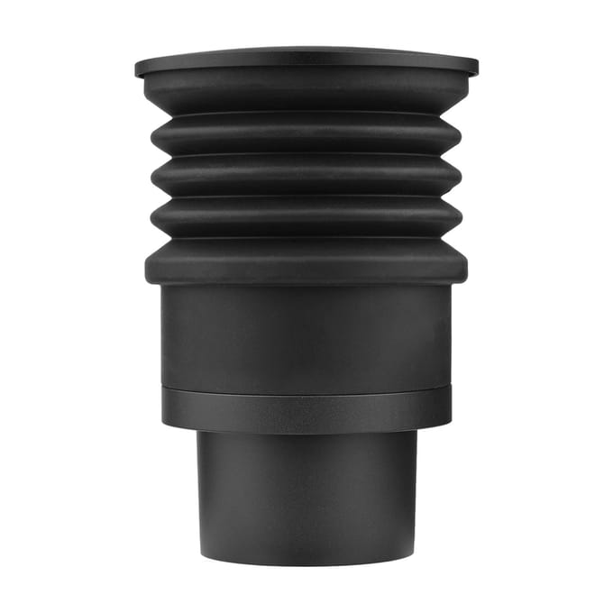 Aluminiumlegering Single Dose Trechter met Siliconen Balg Koffiemolen Accessoires Vervanging voor MAZZER Mini Koffie Type 2 black