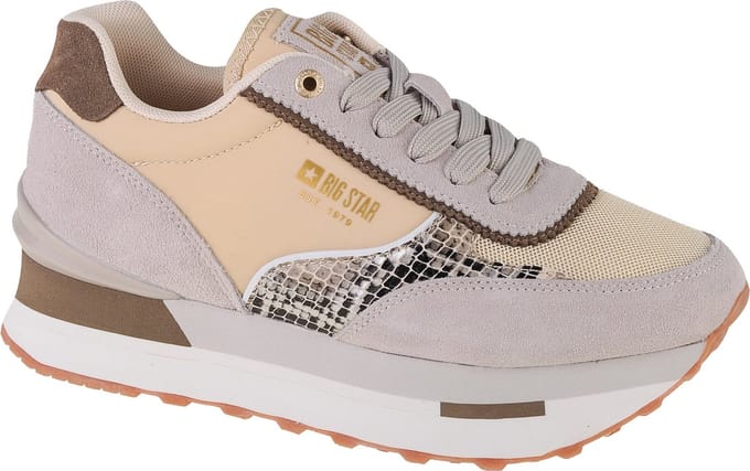 Big Star Shoes LL27436, Vrouwen, Beige, Sneakers, maat: 41