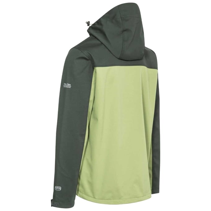 Trespass Heren Palin Softshell-jas met kleurblokken (Olijf)