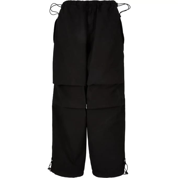 Urban Classics - Cotton Parachute Wijde broek - L - Zwart