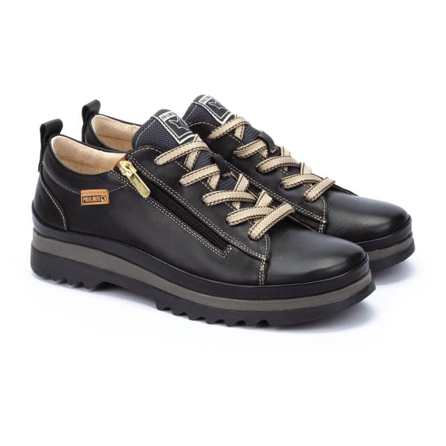 Pikolinos Vigo - dames sneaker - Zwart - maat 37 (EU) 4 (UK)