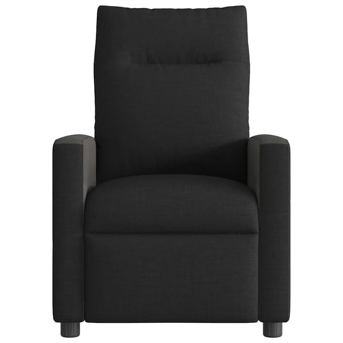 vidaXL - Massagestoel - verstelbaar - stof - zwart