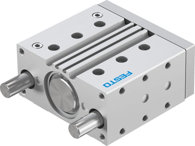 Festo Geleidingscilinder 63mm Boring 80mm Slag Dubbelwerkend - 170955 - P2EQB