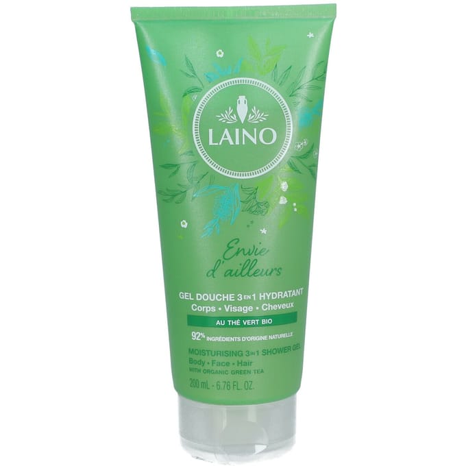 Laino 3 in 1 Shower Gel with Organic Green Tea 200 Douchegel
