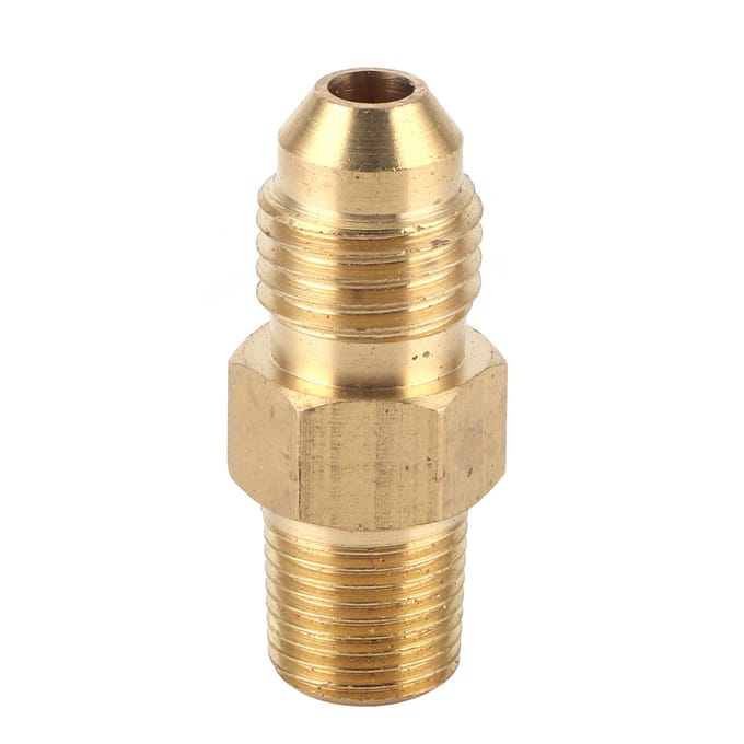 Messing Olie Gas Fitting Koppeling Recht AN4 Mannelijk naar 18in Mannelijk NPT Adapter Connector