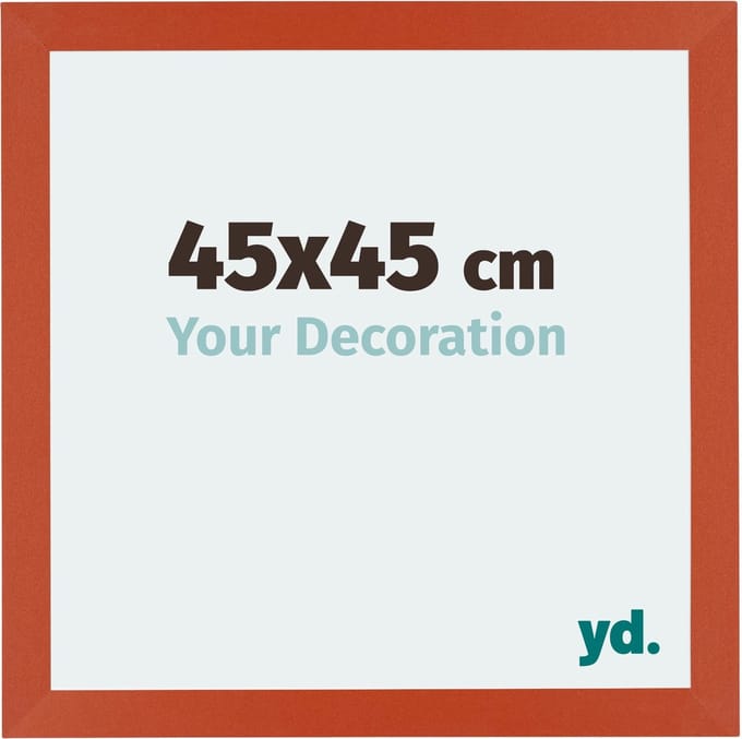 Your Decoration - Fotolijst 45x45 cm - MDF - Oranje - Mura