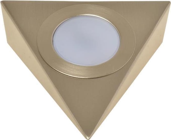 LED Driehoekspot/Keukenspot RVS geborsteld
