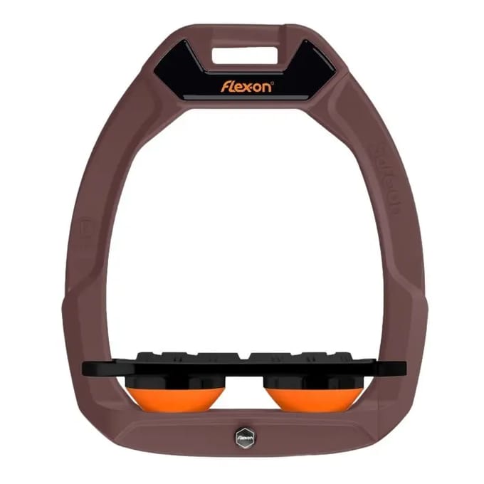 Plat Grip veiligheidsbeugels bruin/zwart/oranje Flex-On Safe-On