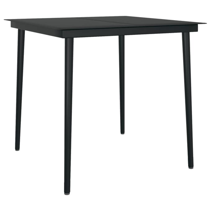 vidaXL - 3-delige - Tuinset - zwart