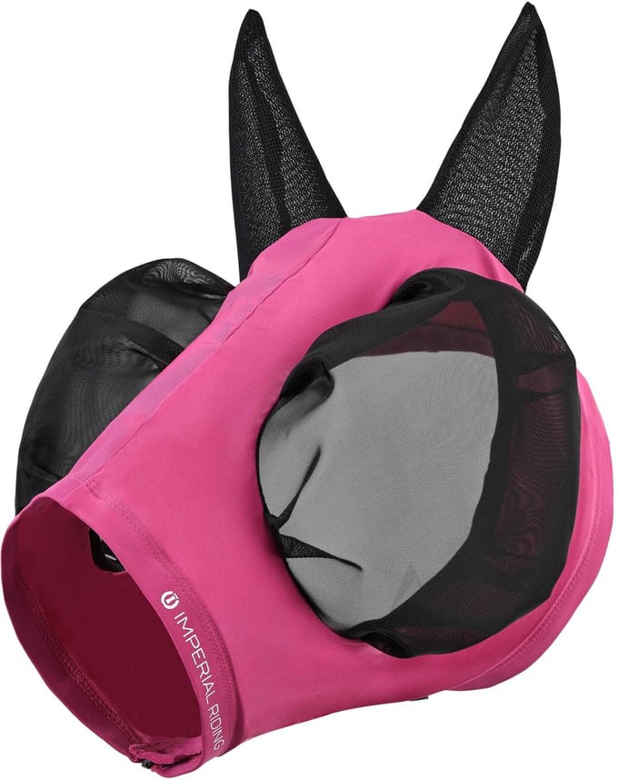 Imperial Riding - Flymask IRH Trail Ride - Vliegenmasker - Pink - Maat Cob