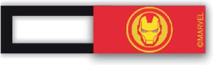 Webcam cover - licentie™ - Iron Man  01 - rood