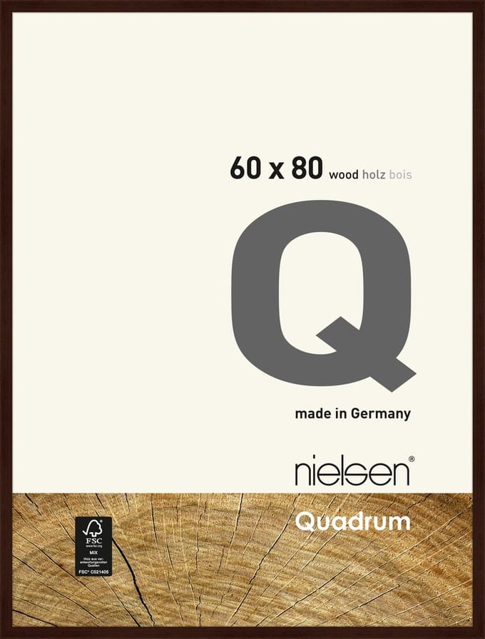 Nielsen Quadrum Houten Wissellijst Wenge 60x80cm