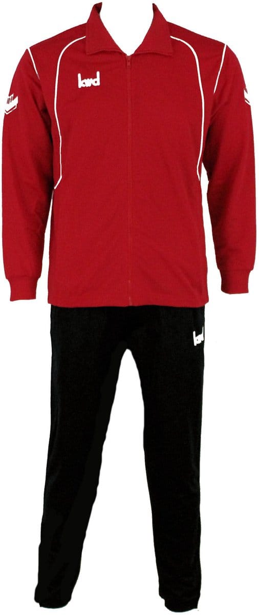 KWD - Trainingspak Victoria - Maat 152 - Rood/wit/zwart