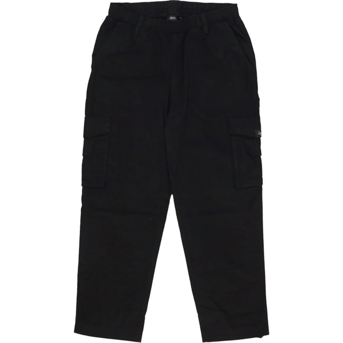 Lange ripstop baggy cargobroek heren zwart