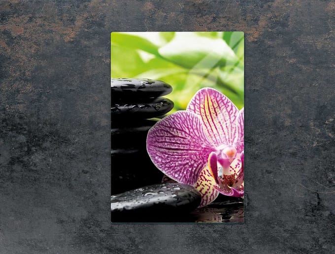 TMK ArtDeko - Snijplank - Orchidee - 35x52 cm - Gehard Glas
