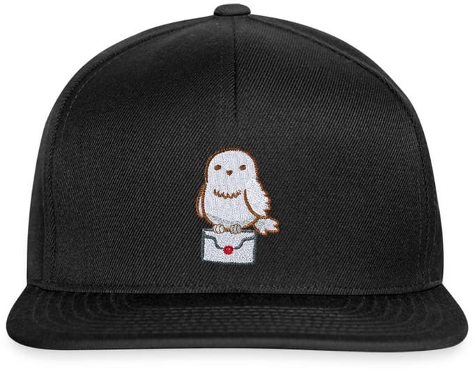 Harry Potter Hedwig Met Letter Borduurmotief Snapback cap