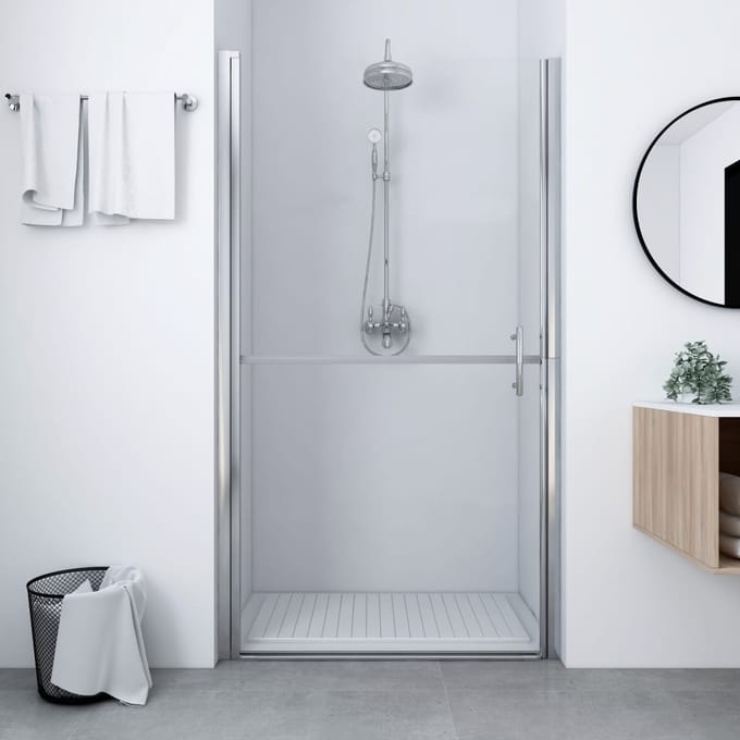 vidaXL - Douchedeur - 91x195 - cm - gehard - glas