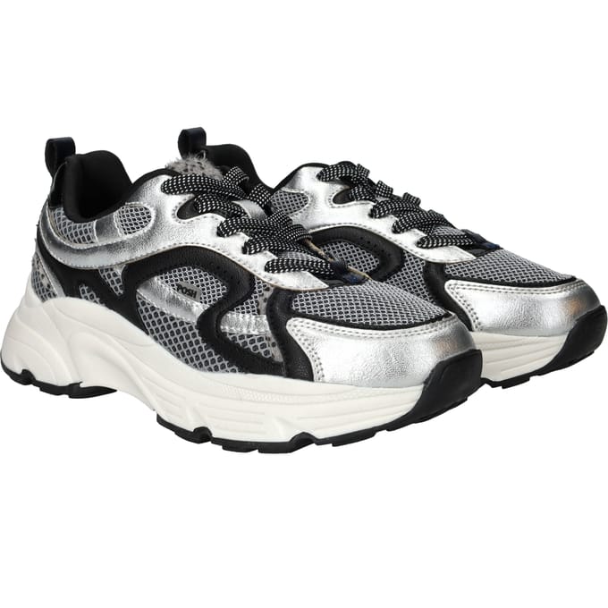 POSH by Poelman Sneakers - Dames - Zilver - Maat:40