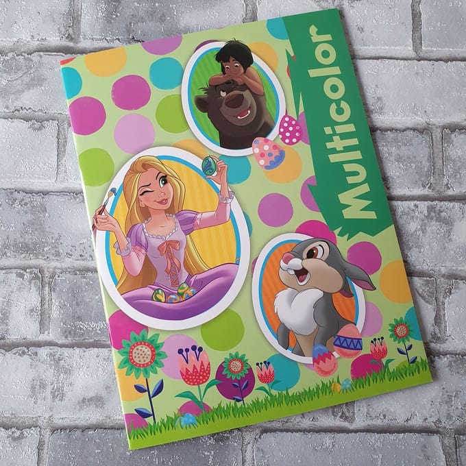 Multicolor, Kleurboek, disney, pasen, mowgli, rapunzel, stampertje