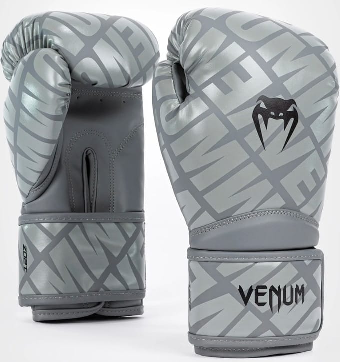 Venum Contender 1.5 XT Bokshandschoenen Kinderen Grijs Zwart - 4 OZ