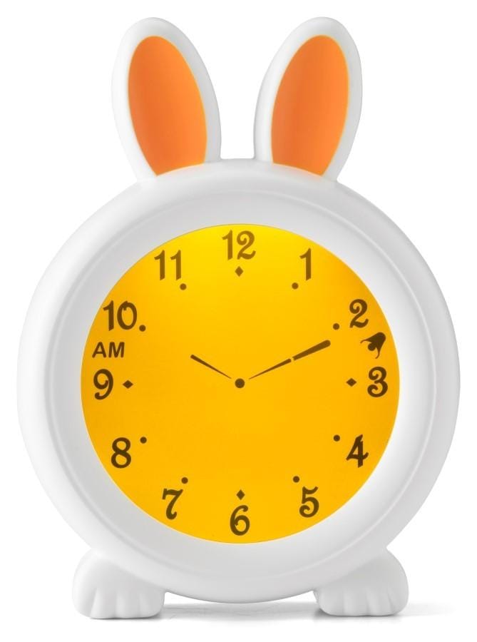 Alecto BC100BUNNY - Slaaptrainer voor kinderen - Kinderwekker met Nachtlamp - Bunny