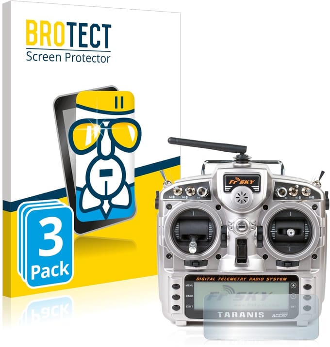 Screenprotector 3 Stuks voor FrSky Taranis X9D Beschermglas transparant