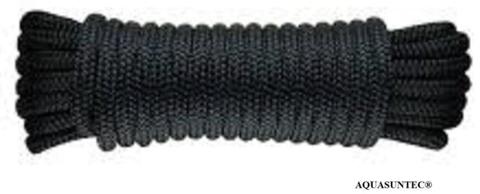 Landvast 14 mm × 10 meter | 3 Strengen | Zwart